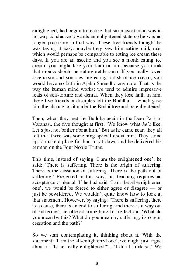 four noble truths thesis